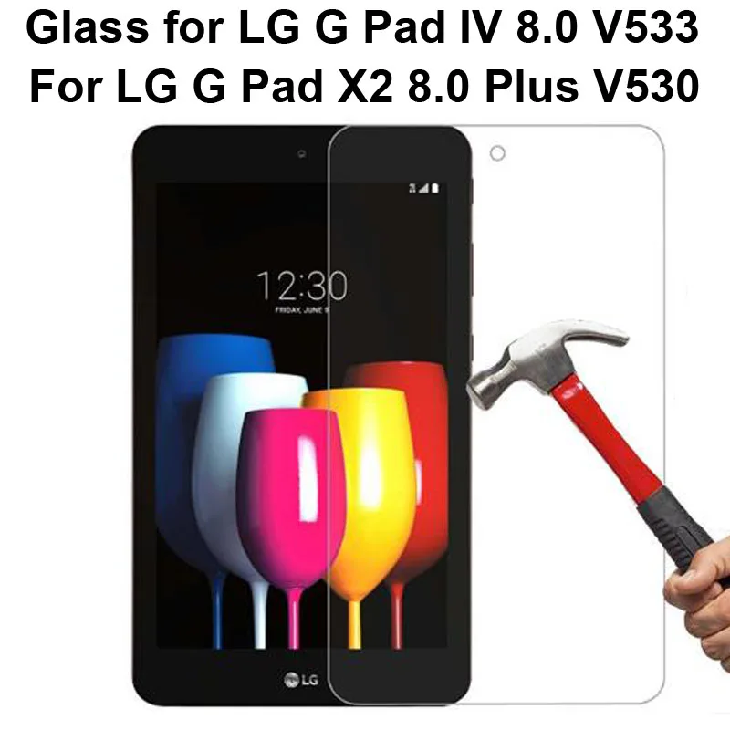 Для LG G Pad X2 8 0 Plus V530 защита для экрана из закаленного стекла GPad 4 дюймов V533 |