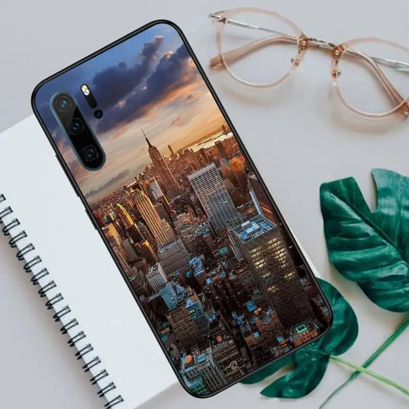 

NYC NEW YORK city Phone Case For Huawei honor Mate P 10 20 30 40 Pro 10i 9 10 20 8 x Lite Luxury brand shell funda coque