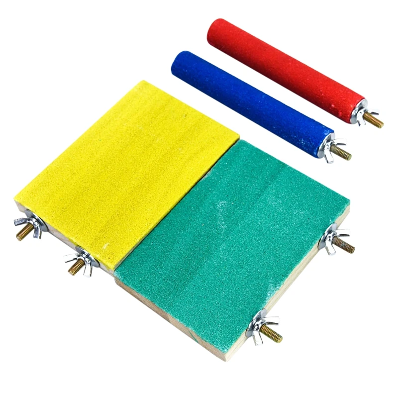 4 шт жердочка для птицы подставка Игрушка Дерево попугай окунь платформа