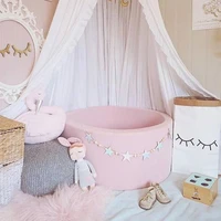 baby room decoration crib bumper wooden diy handmade wall hanging tent star beaded colorful ins style photography props decor