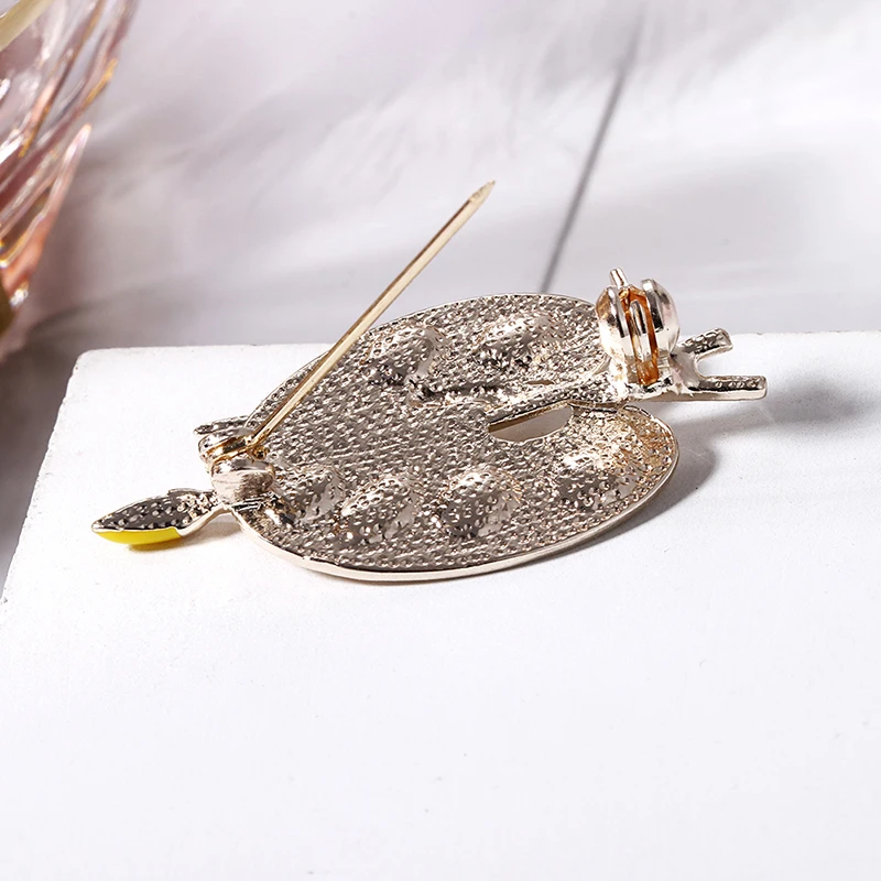 Красочная модная брошь эмалированная художественная декоративная палитра