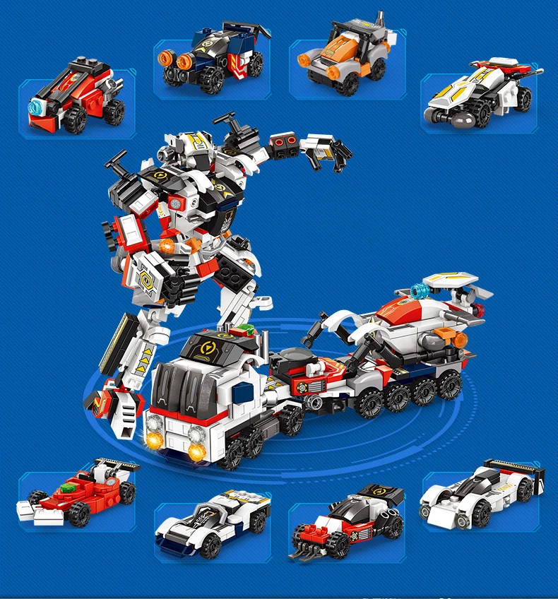 8 в 1 робот трансформер самолет автомобиль истребитель танков деформации