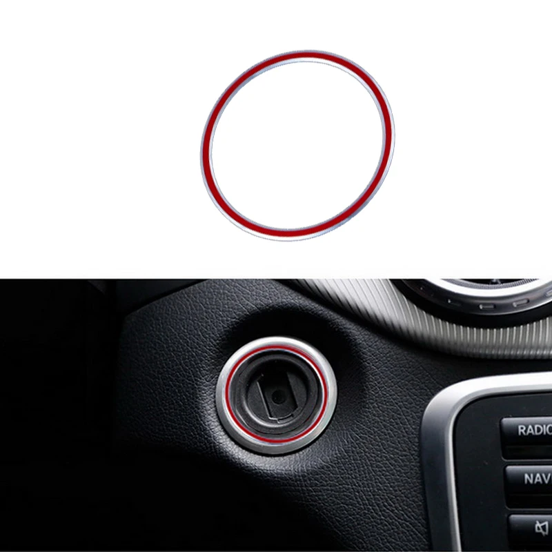 1 шт. кольцо зажигания для ключей украшение Benz Class A C GLA CLA200 C260L | Автомобили и