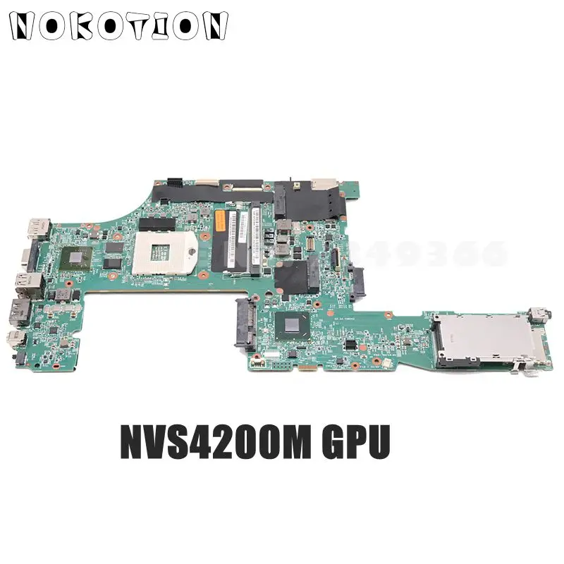 NOKOTION FRU 04W2021 04W3254 для Lenovo ThinkPad T520 T520i материнская плата ноутбука QM67 DDR3 NVS4200M