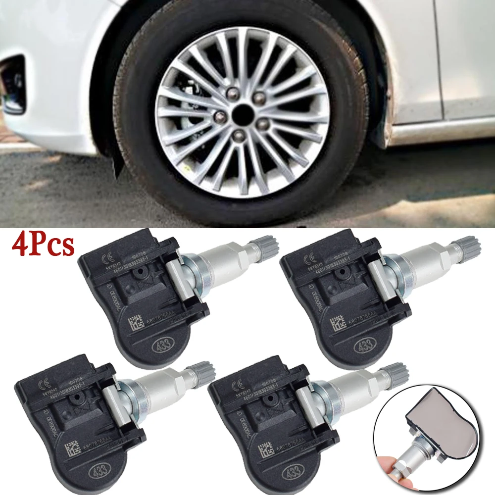 4 шт. датчик давления в шинах 68078768AA 56029481AA/AB TPMS сенсор для Jeep Grand Cherokee Liberty Патриот компасы Commander