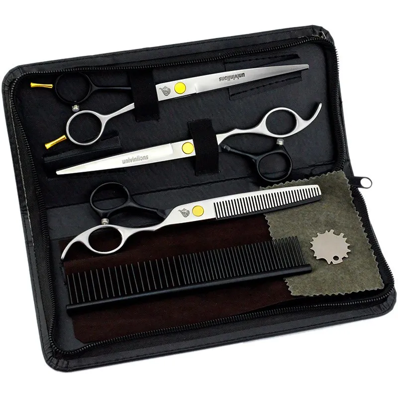 Ножницы разных цветов для груминга животных машинка стрижки шерсти собак и кошек