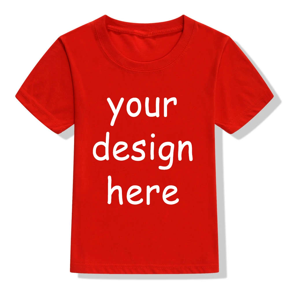 Детская индивидуальная футболка на заказ с именем для мальчиков и девочек
