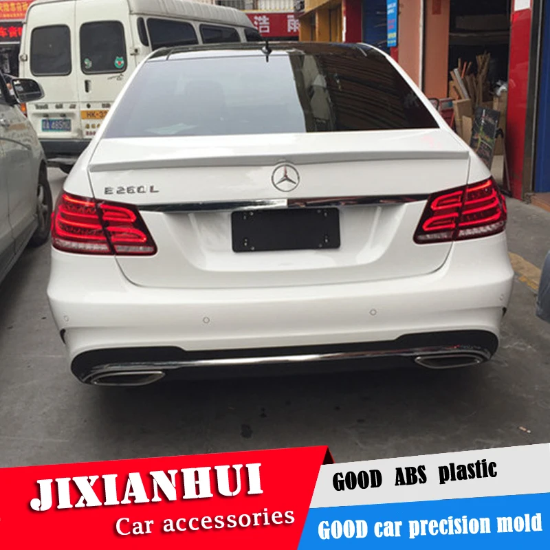 Спойлер для W212 2008 2015 Mercedes Benz YC E class E200 E260 спойлер из АБС пластика цветное заднее