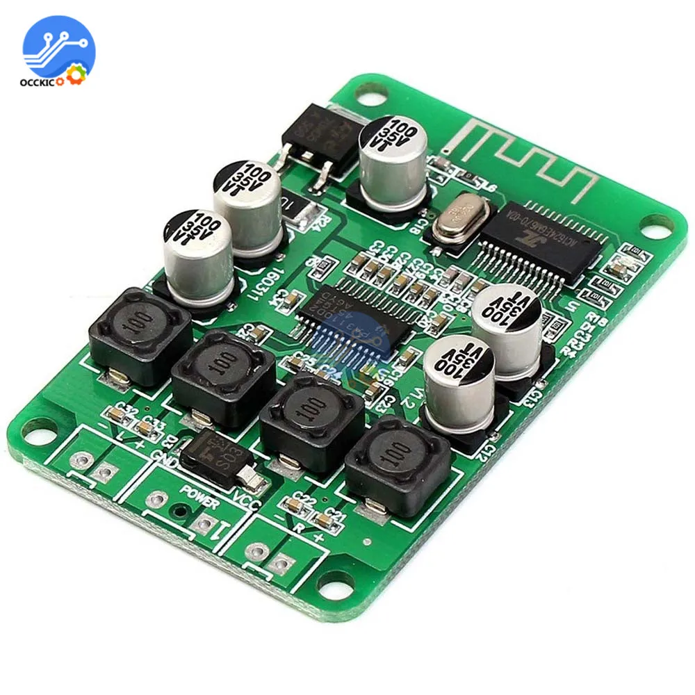 Плата усилителя мощности TPA3110 2x15 Вт с Bluetooth для динамика 4/6/8/10 Ом Двухканальное