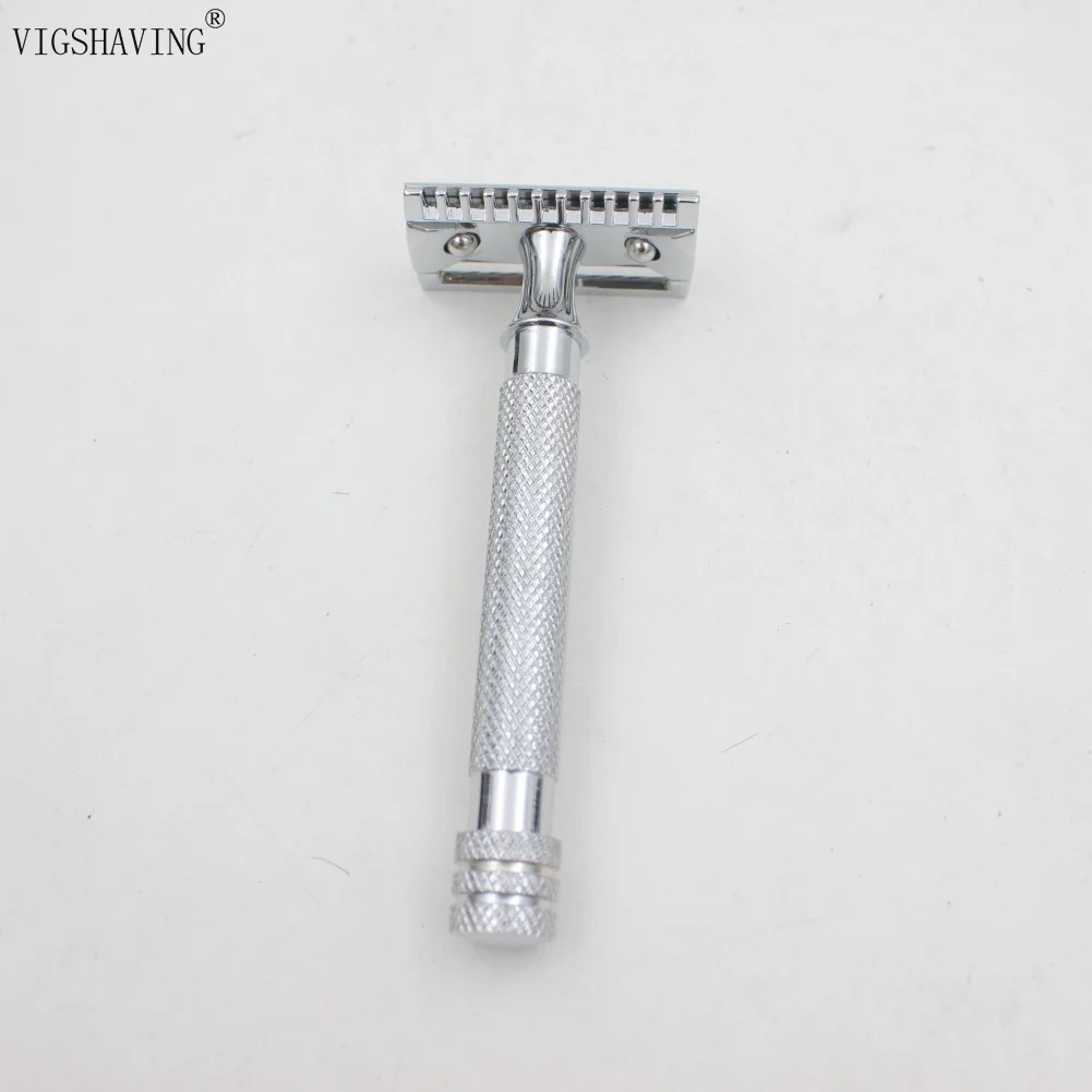 VIGSHAVING Новое поступление нержавеющая сталь двойной край безопасности бритвы