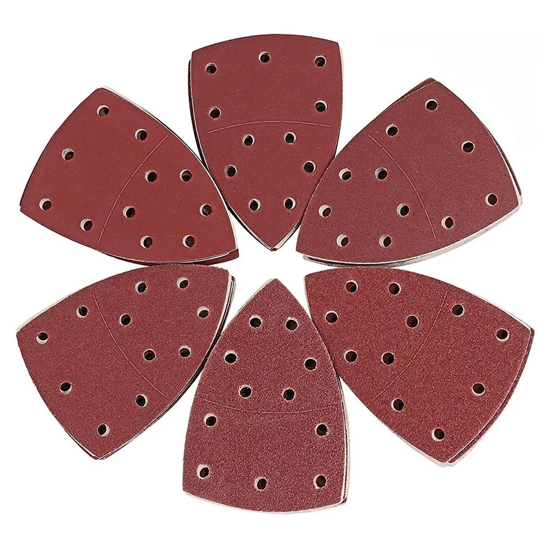 

72Pcs Sanding Sheets,Mouse Sander Pads to Fit Multi-Sander and All Oscillating Multi-Tool 150 x 150 x 105mm