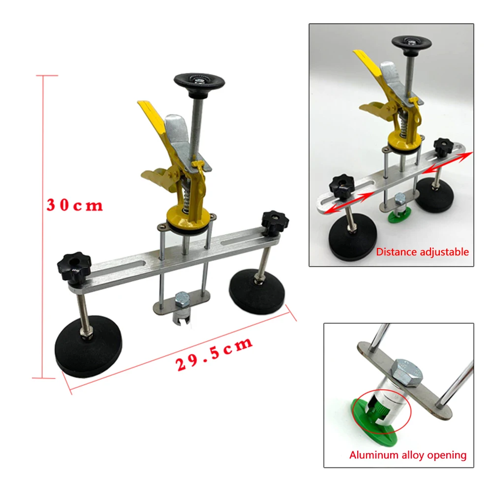 barato Corpo Do Carro Paintless Dent Remoção Ferramenta De Reparo T-haste Slide Martelo Ponte Extrator Kit