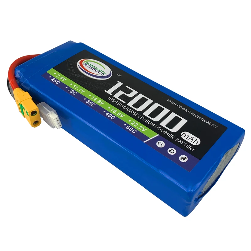 Аккумулятор LiPo 3S 11 1 В 12000 мАч 25C для радиоуправляемого дрона вертолета автомобиля