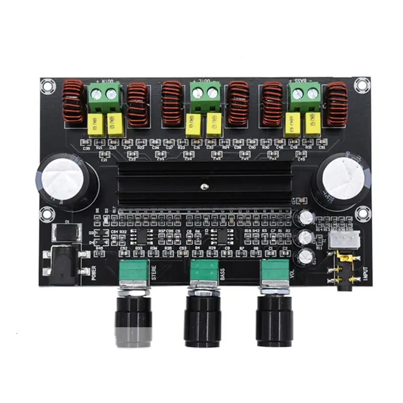 

XH-M573 TPA3116D2 80W+80W+100W 2.1 Channel TPA3116 digital Power Amplifier Board Bass Subwoofer amplifier
