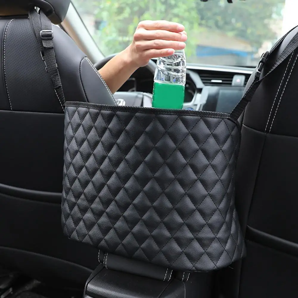 

60% Dropshipping!! Large Capacity Car Seat Back Middle Organizer Elastic Storage Bag Holder Pouch