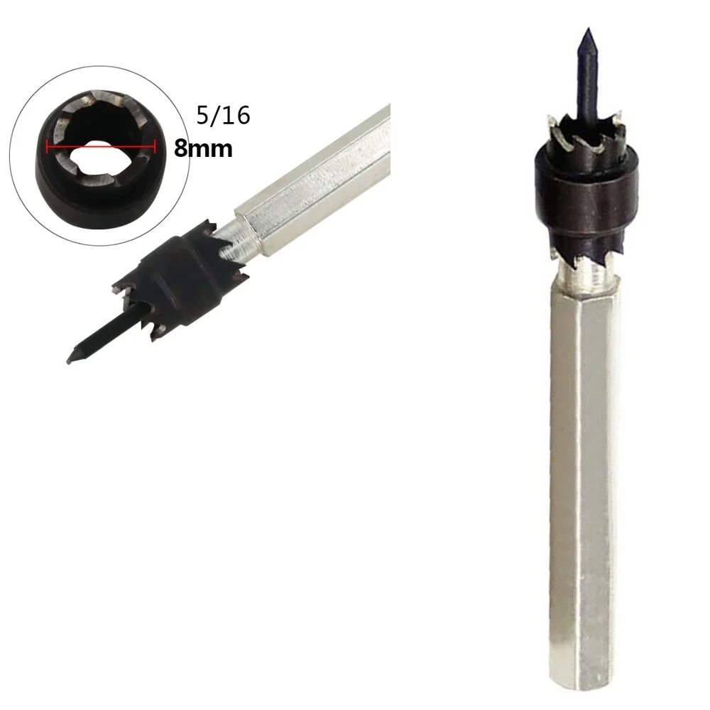 

3/8" 5/16" Spot Weld Drill Bit Cutter Double Side Carbide Tip Welder Remover HSS Grooving Opener Drilling Tool
