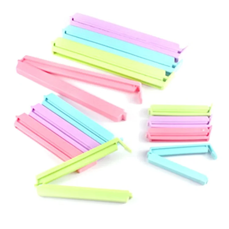 12 шт. пищевой уплотнительный зажим карамельный цвет влагостойкий пакет с зажимом