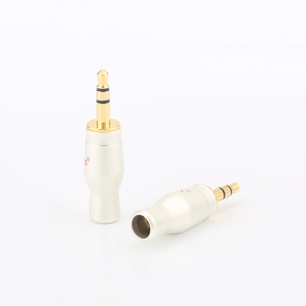 4 шт Audiocrast HP001 Позолоченный разъем 3 5 мм AUX Кабельный разъем|Коннекторы и разъёмы| |