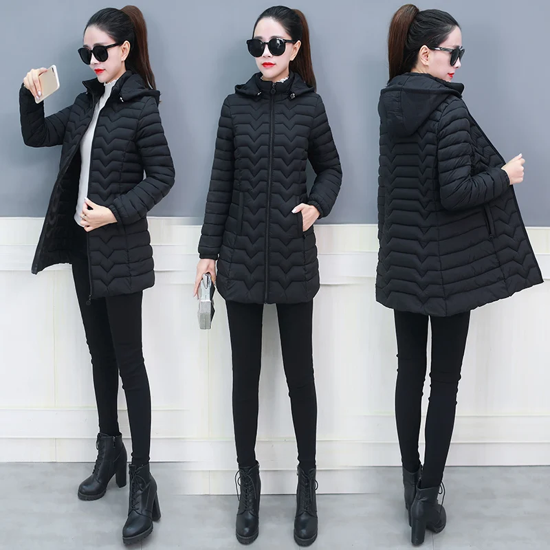 Woman Winter Jacket Women Parkas Woman Parkas Winter Thick Coat 2020 Femme Hooded Can Be Removed Streetwear Mujer Chaqueta