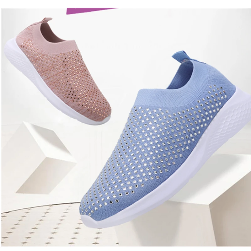 Женские модные кроссовки из сетчатого материала Спортивная обувь для фитнеса