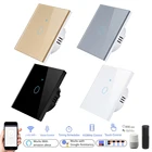 Умный сенсорный переключатель, Wi-Fi RF433, 1 комплект, 2 группы, 3 группы, модуль таймера, работа с Google Home, Alexa, 110 В, 220 В, Tuya, приложение Smart Life