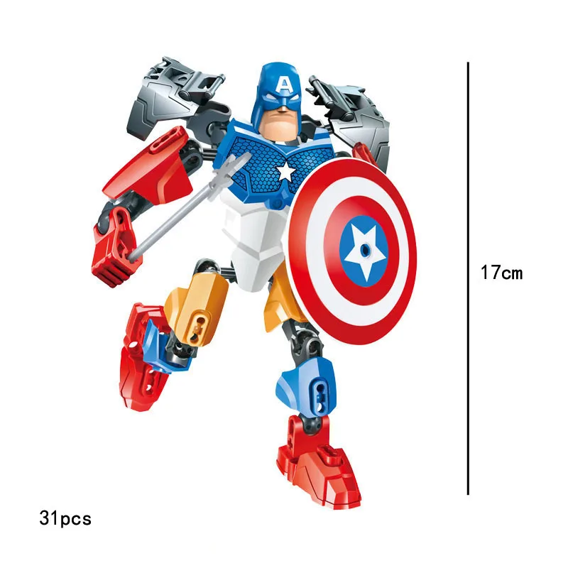 Детский конструктор Мстители DISNEY кубики Marvel супергерой Железный человек