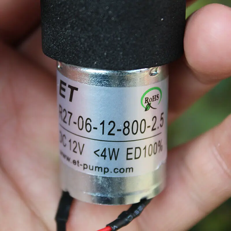 Маленький Водяной насос с двигателем 370 12 В постоянного тока диафрагменный