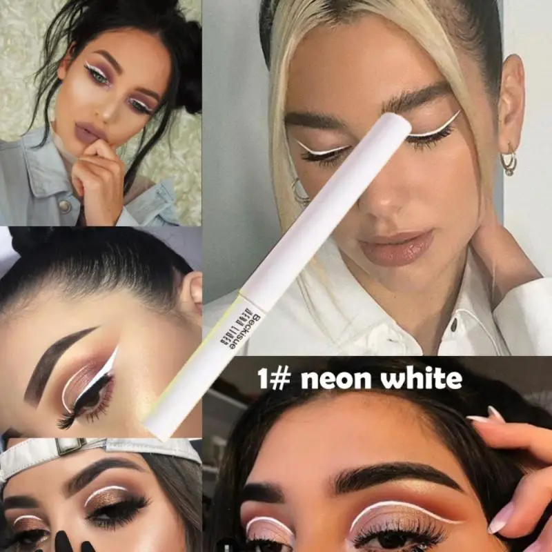 Флуоресцентная жидкая подводка для глаз BECKISUE водостойкая потостойкая