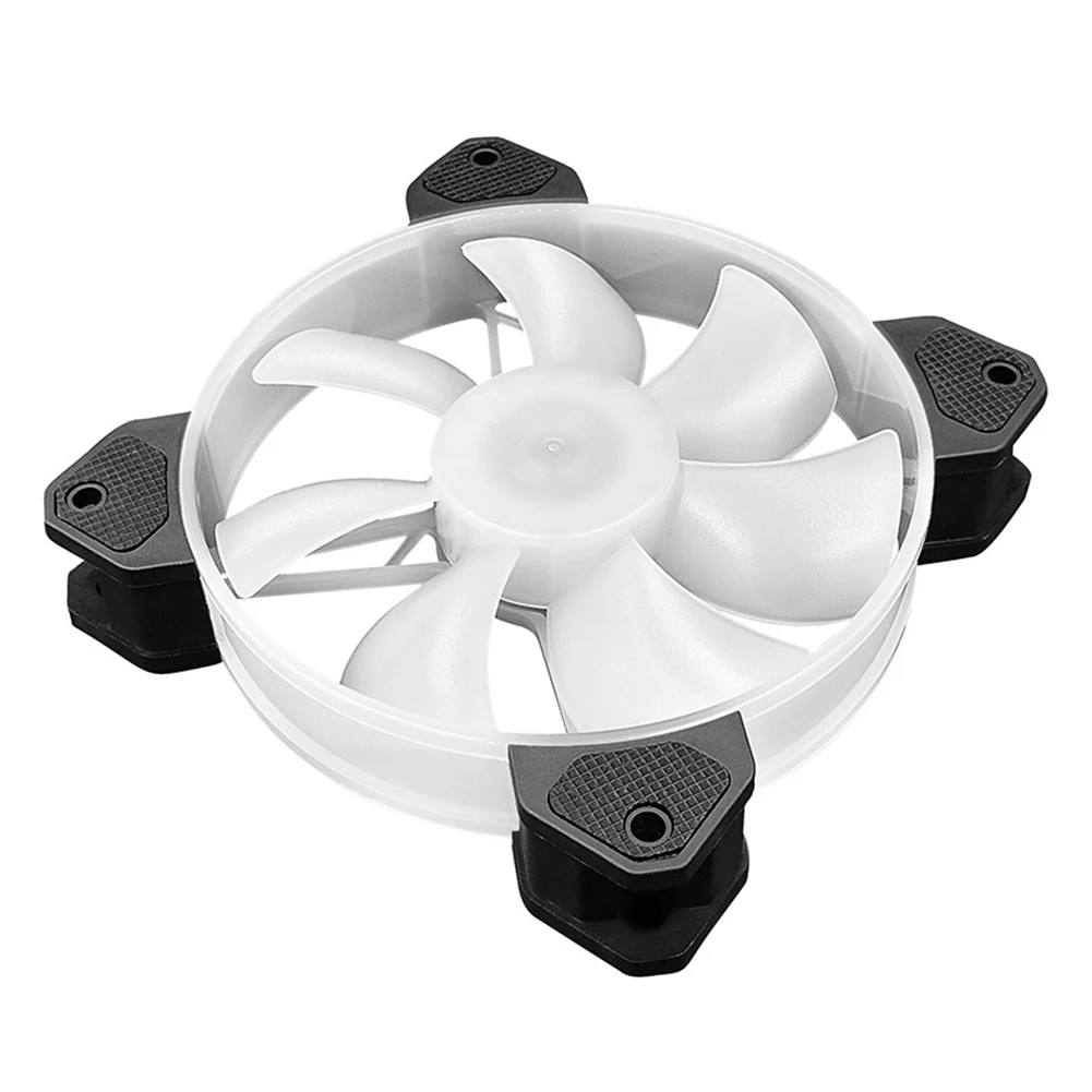 

3pcs/set Adjustable Speed Multifunction Quiet RC Control For Desktops Computer Cooling Fan 120mm PC Home Office RGB Colorful