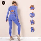спортивный костюм женск, костюм женский, женская одежда, спортивный костюм, Женская одежда, вязаный костюм для йоги с вырезами, Дышащие Беговые Спортивные топы, бесшовные качественные леггинсы для подтяжки бедер