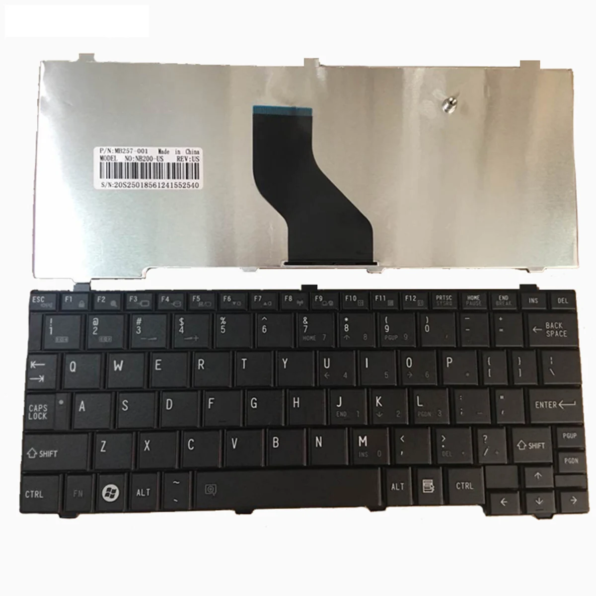 Новая клавиатура для ноутбука TOSHIBA NB200 NB201 NB202 NB203 NB205 NB250 NB255 |
