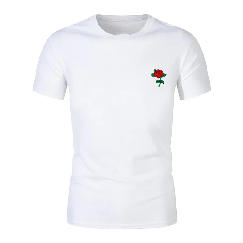 

2021 Men T-shirts Sports Summer Custom Men's Printed Top Solid Round Neck T-Shirt Casual Hip Hop Men's Loose Short Sleeve