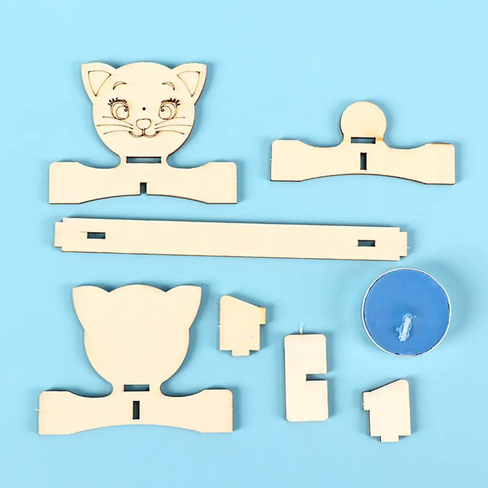 DIY отверстие материалы воображения деревянный школьных проектов научно модель