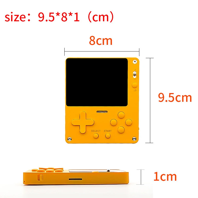 

Handheld Game Console Retro Ultra-Thin Mini Game Player with 1000+ Games 2.8Inch Color Screen for Kids / Adult