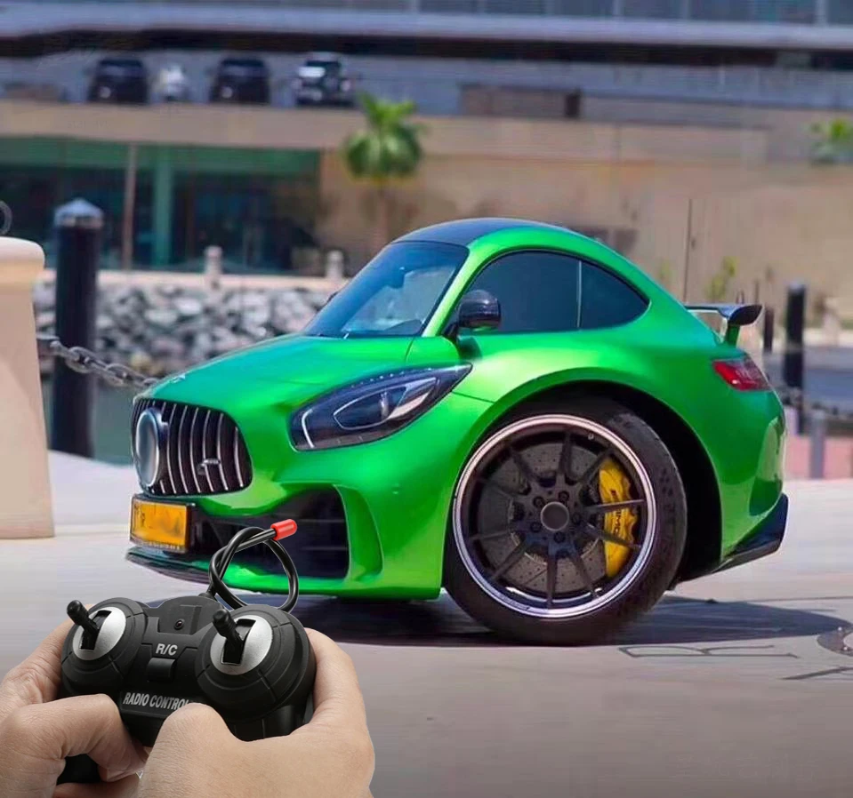 Q Version Remote Control Car Children Toy 360 ° Rotation Drift RC Double Wheel Stunt Model Fall Resistant | Игрушки и хобби