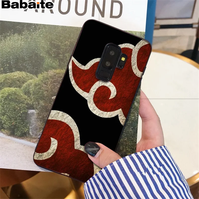 Babaite Наруто Черная мягкая оболочка телефона samsung S9 S9 плюс S5 S6 S6edge S6plus S7 S7edge S8 S8plus крышка M10 20