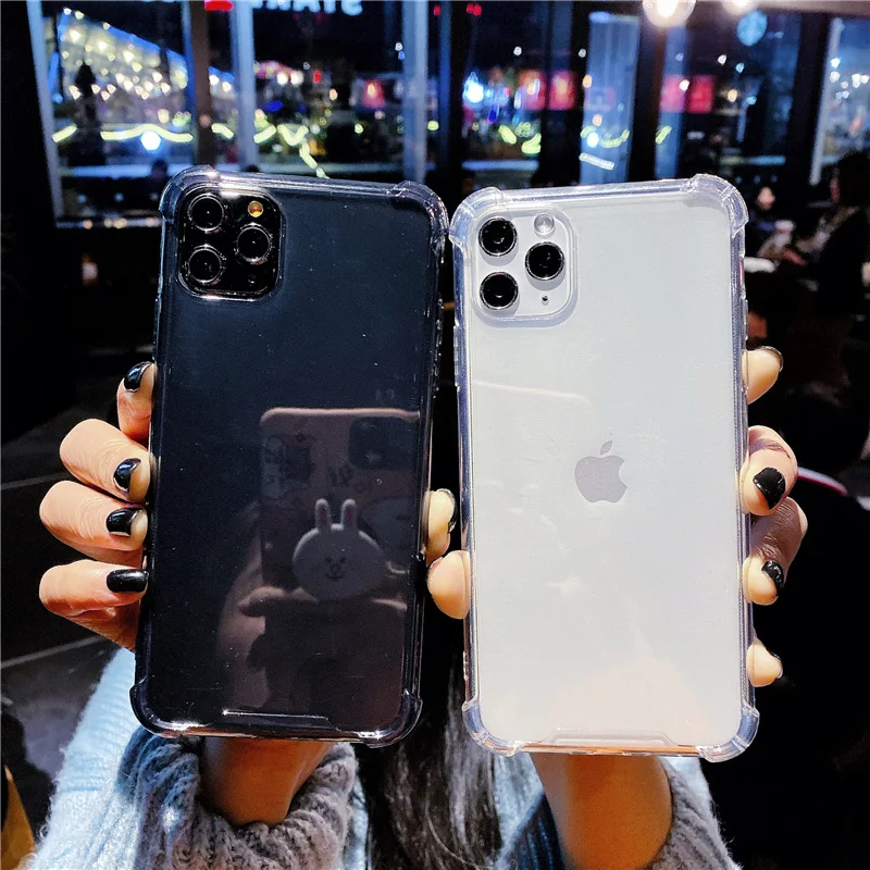 Чехол для телефона iPhone 11 Pro X XR XS Max 6 6s 7 8 Plus роскошная подушка безопасности дизайн