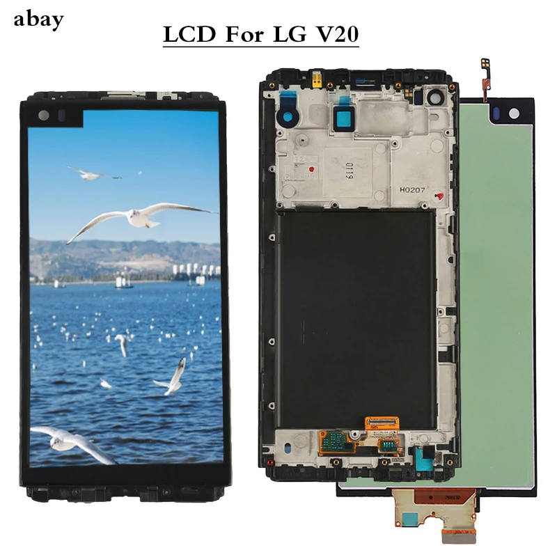 Новинка ЖК дисплей для LG V20 VS995 VS996 LS997 H910 сенсорный экран дигитайзер с рамкой