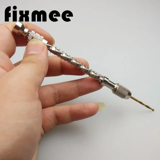 Полуавтоматическая мини ручная дрель алюминиевая спираль ручной Зажимной