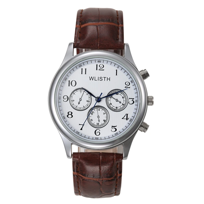 Простые мужские часы для отдыха личность с тремя глазами декоративный цифровой