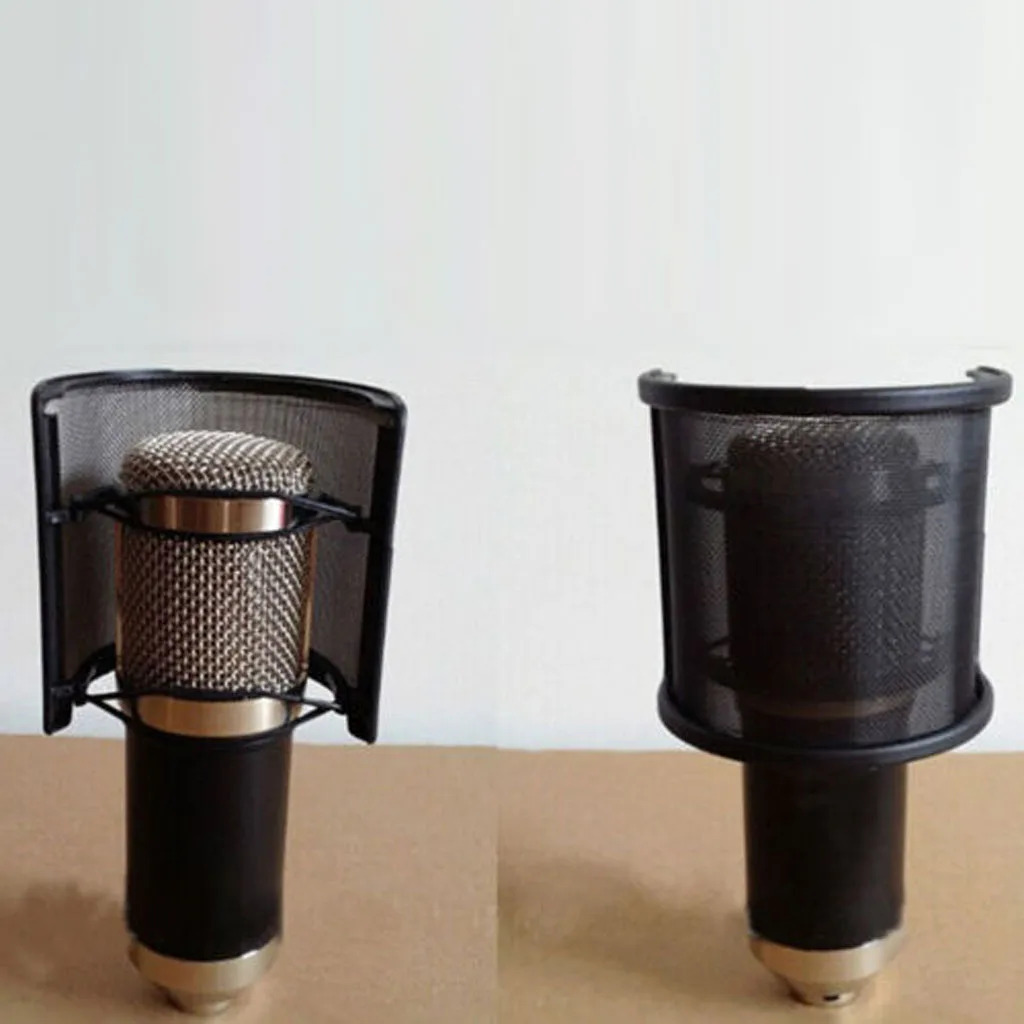 

U-shaped 2-Layer Microphone Filter Nylon Mic Shield Windscreen