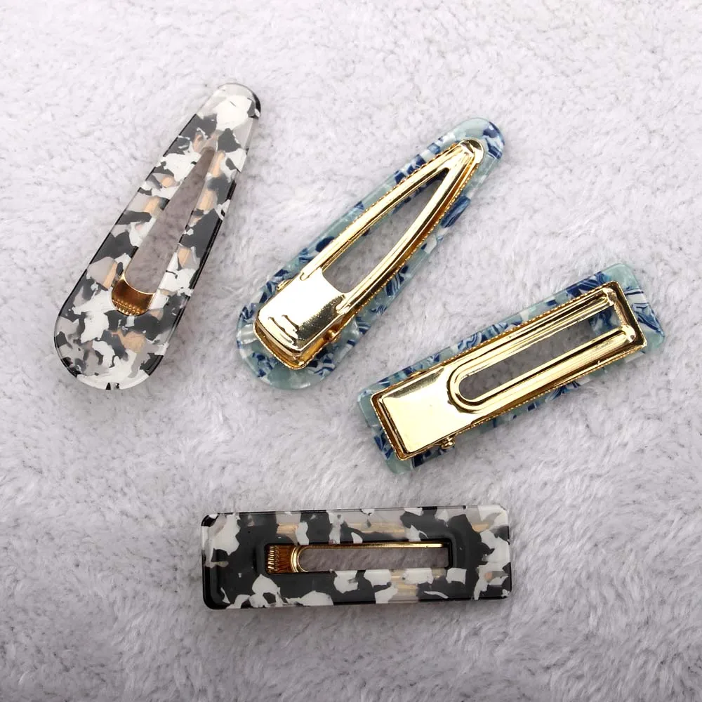 Комплект из 2 предметов Для женщин и девочек акриловые полые капли прямоугольник