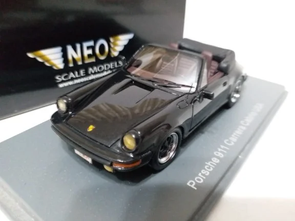 

Neo 1:43 Porsche 911 Carrera 1985 Roadster Collector Edition Metal Diecast Model Vintage Car Toy Gift
