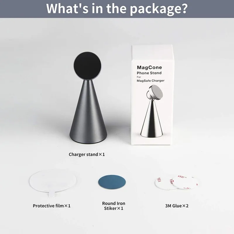 

Greatlizard Non-slip Wireless Charger Holder For MagSafe, Power Base Dock Cradle Bracket For iPhone 12 Mini 12 12Pro Max