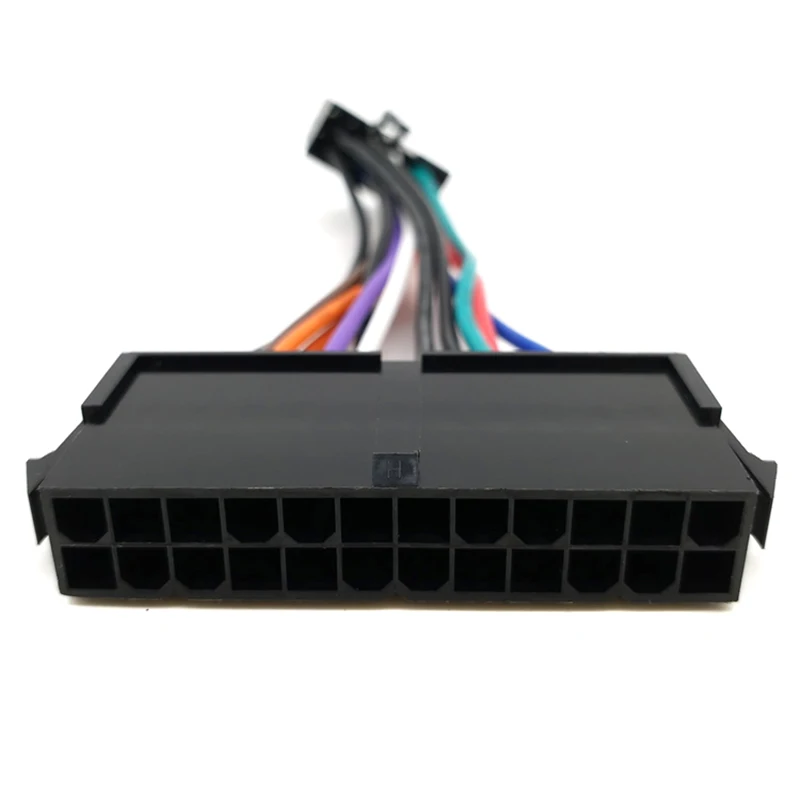 Кабель питания 14 см шнур 18AWG провод ATX 24 контакта на контактов адаптер-кабель для