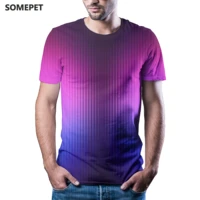 2020 summer mens colorful cool fashion short sleeve t shirt printed casual t shirt