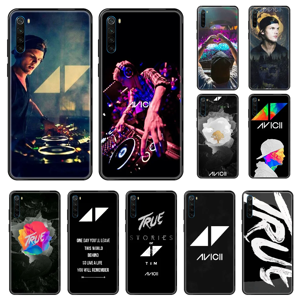 Чехол для телефона DJ Avicii Xiaomi Redmi Note S2 4 5 6 7 8 A S X Plus Pro черный красивый бампер с