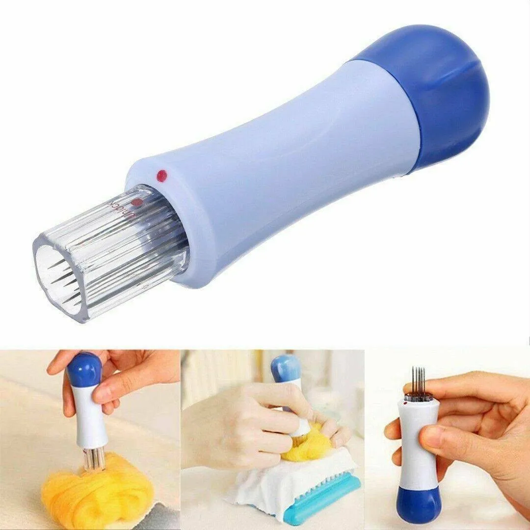 

Set Needle Felting Handle Holder With Seven Needles Wool Felting Tool DIY Crafts Manual DIY Wool Felt Process Tool