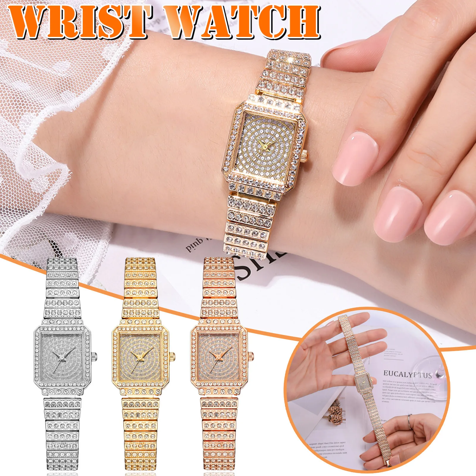 

2020 News Fashion Women's Luxury Watch Quartz Stainless Steel Dial Casual Bracele Ladies Watch Wristwatch