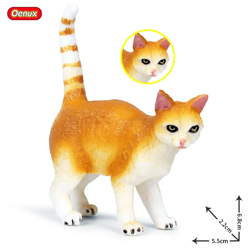 Фигурка персидской кошки Oenux милая фигурка котенка развивающая Миниатюрная